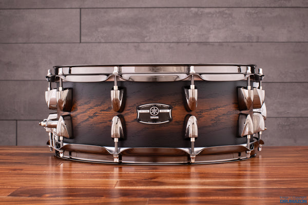 YAMAHA 14 X 5.5 LIVE CUSTOM HYBRID OAK SNARE DRUM, UZUKURI EARTH SUNBU –  Drumazon