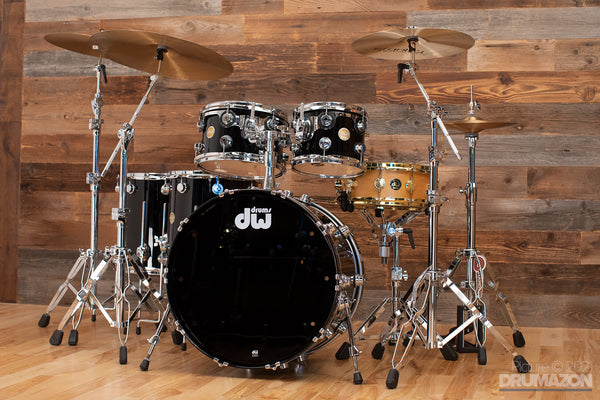 DW Drum Workshop Collectors Series Stainless Steel 5 Pc. Drum Set Kit with  Nickel Hardware $5299.99