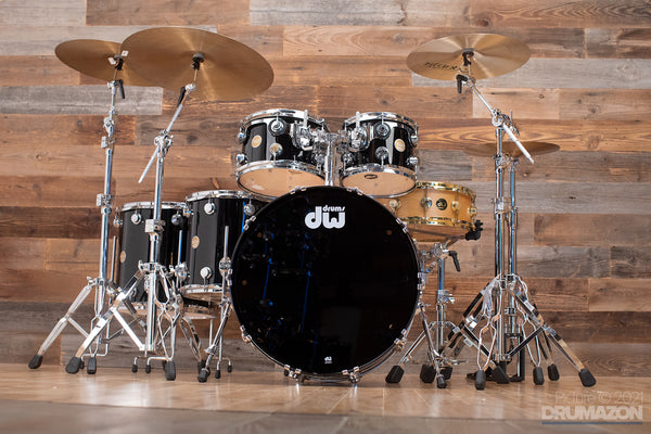 DW Drum Workshop Collectors Series Stainless Steel 5 Pc. Drum Set Kit with  Nickel Hardware $5299.99