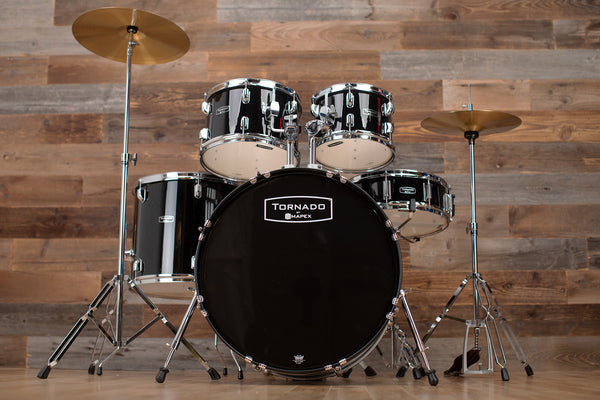 Mapex Tornado 20'' Dark Black Drum Set « Batterie acoustique