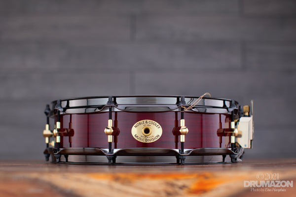 NOBLE & COOLEY 14 X 3.785 SS CLASSIC WALNUT SOLID SHELL PICCOLO SNARE –  Drumazon