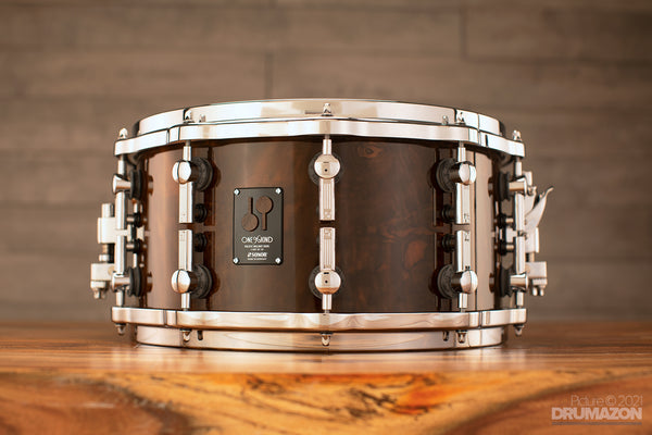 SONOR ONE OF A KIND 14 X 7 BEECH SNARE DRUM, PACFIC