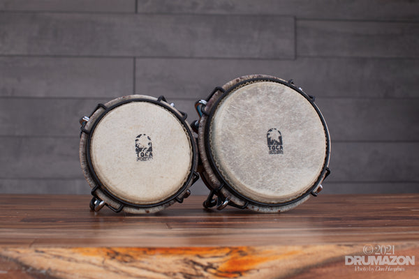 TOCA SHEILA E PLAYERS SERIES MINI BONGOS, BLUE (PRE-LOVED)