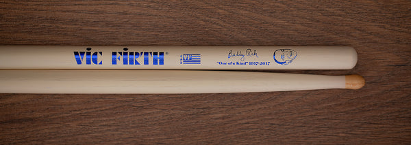 Buddy Rich Drumsticks w/ image of face