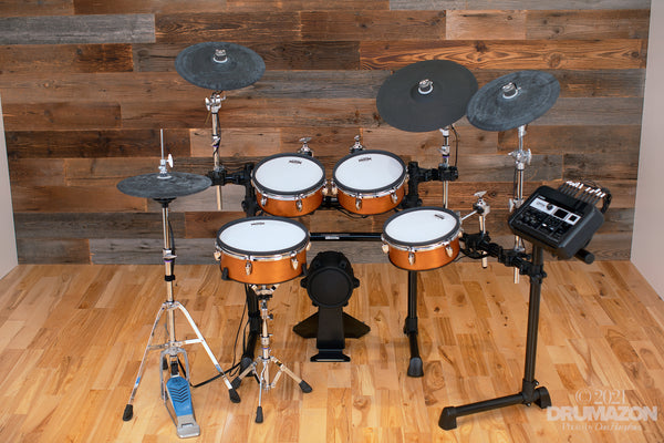 Real Wood Electronic Drum Kit with DTX-PRO DTP8-M (Mesh Pad Set