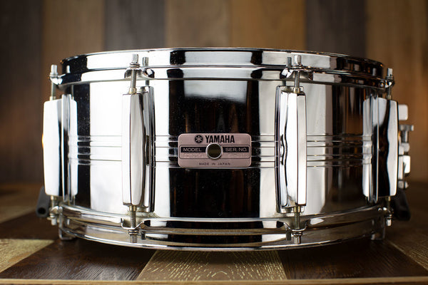 YAMAHA 14 X 6.5 SEVEN SERIES SD765MA SEAMLESS STEEL PARALLEL ACTION SN –  Drumazon