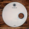 SAKAE 24" SMOOTH WHITE BASS DRUM LOGO HEAD  / PRE-LOVED