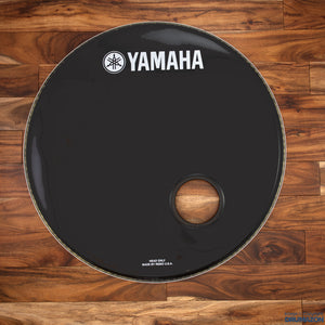 YAMAHA 22" P3 EBONY BASS DRUM LOGO HEAD / PRE-LOVED