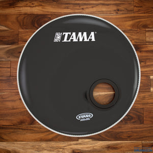 TAMA 22" EMAD RESO BLACK BASS DRUM LOGO HEAD  / PRE-LOVED