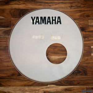 YAMAHA 22" VINTAGE MAPLE CUSTOM STYLE BASS DRUM LOGO HEAD / PRE-LOVED