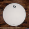 BRITISH DRUM COMPANY 22" POWERSTROKE 3 ULTRA WHITE BASS DRUM LOGO HEAD