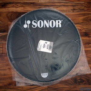 SONOR 20" REMO P3 EBONY BASS DRUM LOGO HEAD