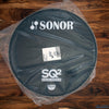 SONOR 20" SQ2 REMO P3 EBONY BASS DRUM LOGO HEAD