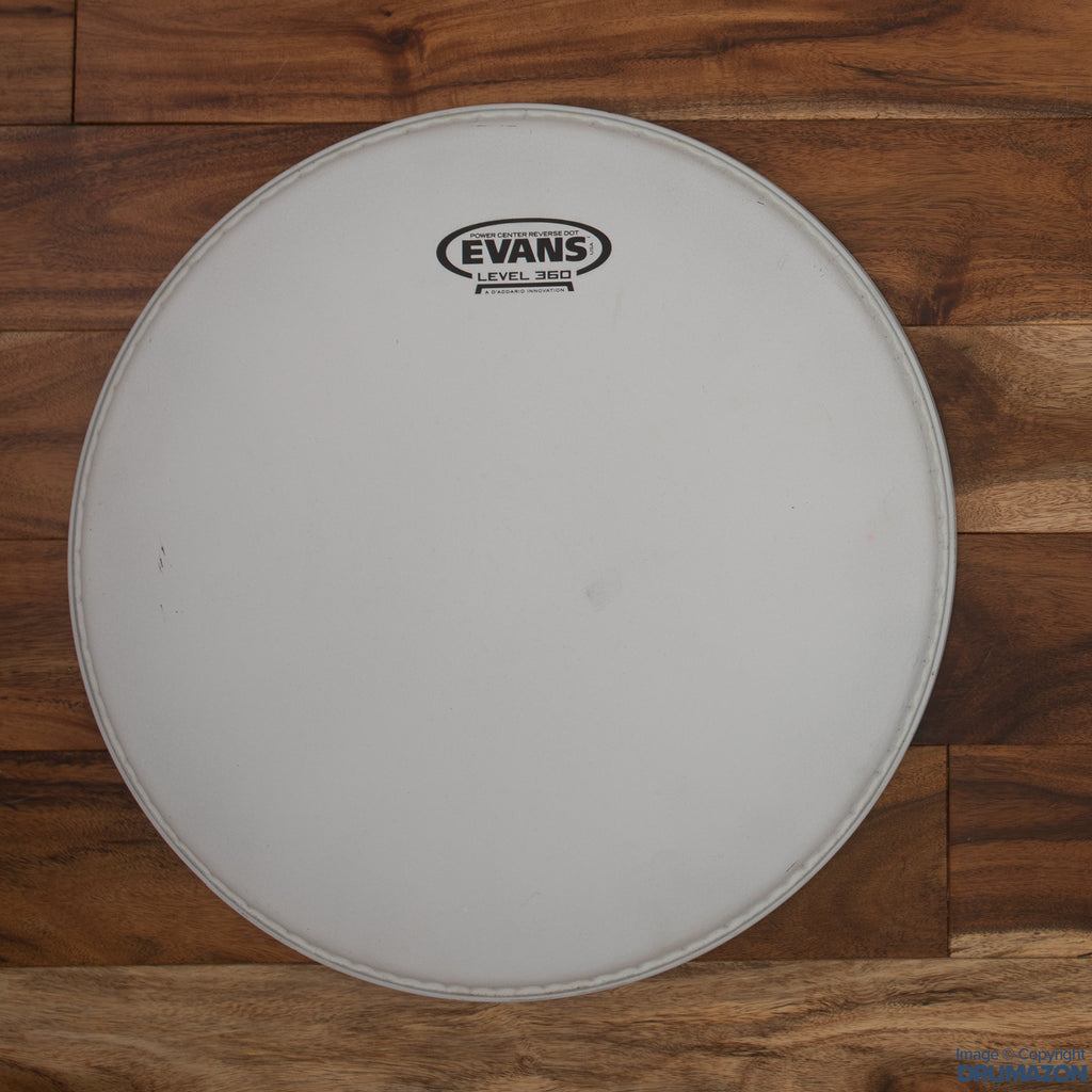 EVANS 12" POWER CENTRE COATED REVERSE DOT DRUM HEAD / EX-DEMO