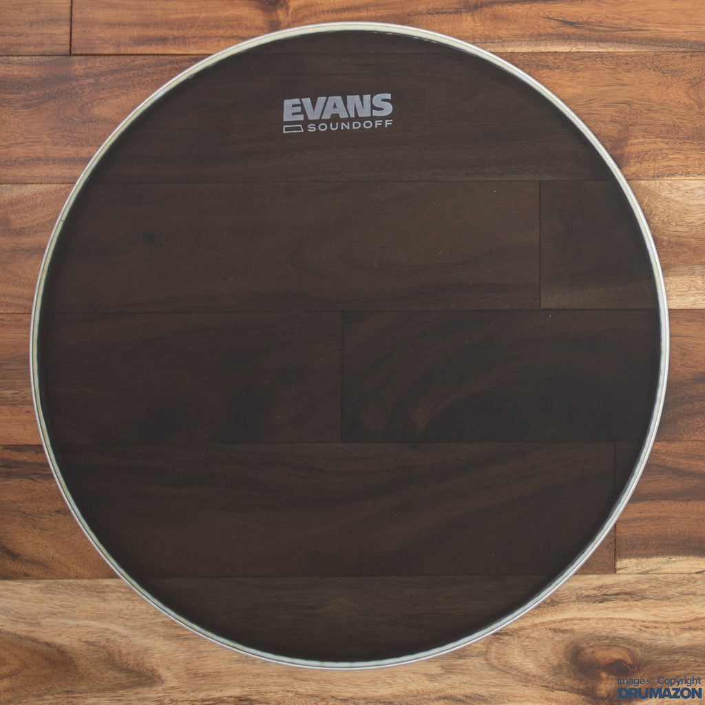 EVANS 14" SOUND OFF DRUM HEAD / OUT OF BOX STOCK