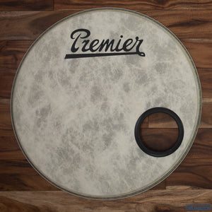 PREMIER 18" FIBRESKYN FA BASS DRUM LOGO HEAD / PRE-LOVED