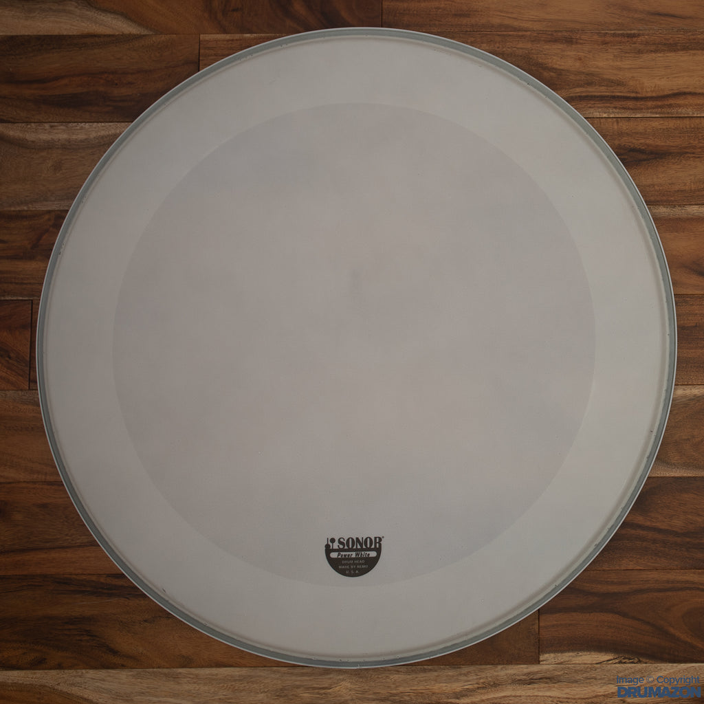 SONOR 20" POWER WHITE BASS DRUM BATTER / EX-DEMO