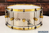 A&F 14 X 6.5 NICKEL OVER BRASS SNARE DRUM WITH 2 INTERNAL SNARES (PRE-LOVED)