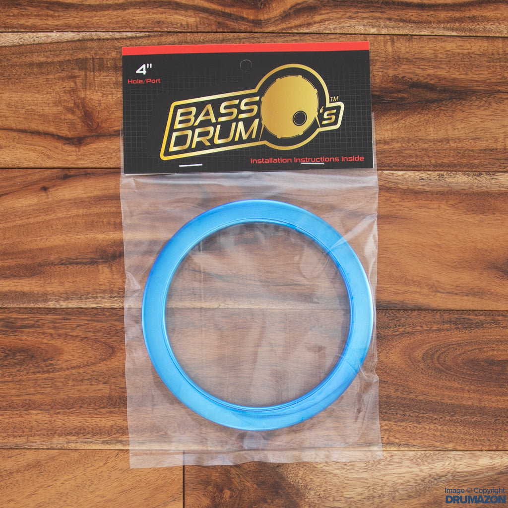 BASS DRUM O'S 4" BLUE BASS DRUM PORTAL