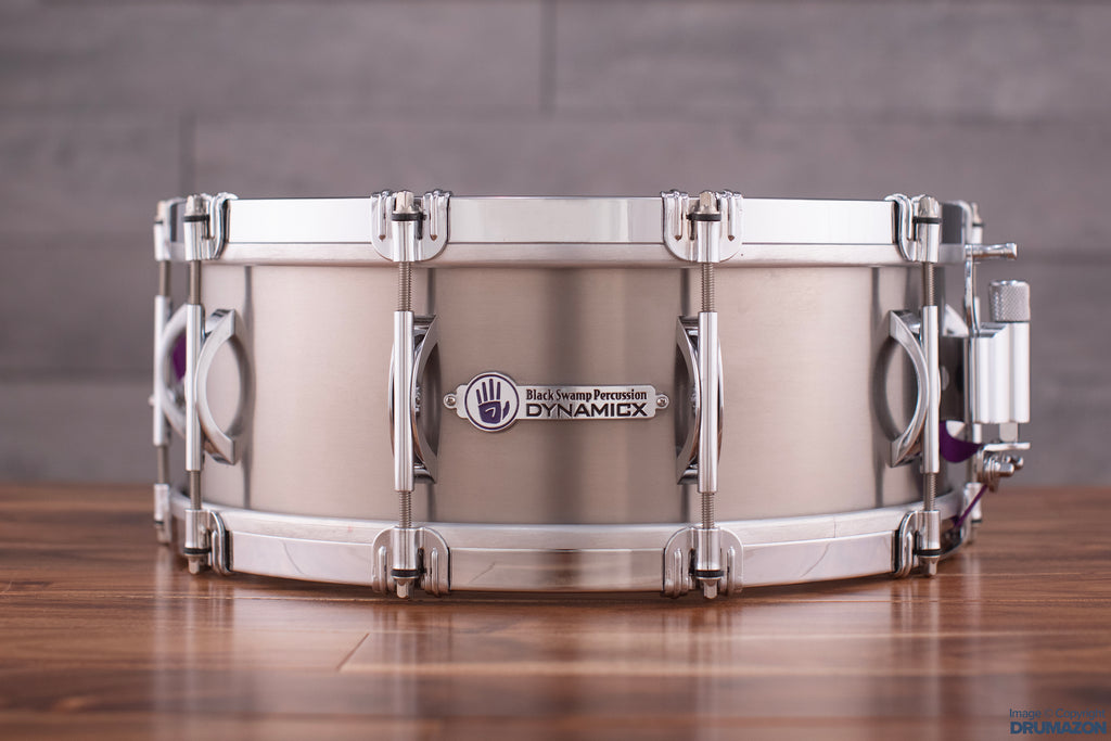 BLACK SWAMP PERCUSSION 14 X 5.5 DYNAMICX STERLING TITANIUM ELITE SNARE DRUM