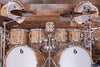 BRITISH DRUM COMPANY LEGEND SE SPECIAL EDITION, 17 PIECE DRUM KIT, SPALTED BEECH, (PRE-LOVED)