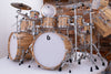 BRITISH DRUM COMPANY LEGEND SE SPECIAL EDITION, 17 PIECE DRUM KIT, SPALTED BEECH, (PRE-LOVED)