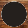 CUSTOM PERCUSSION 18" BLACK RESONANT BASS DRUM HEAD WITH CONTROL RING