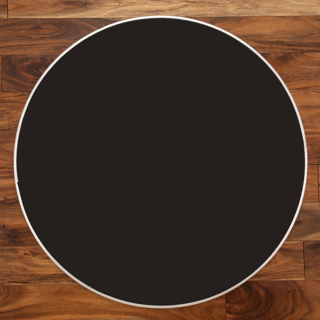 CUSTOM PERCUSSION 20" BLACK RESONANT BASS DRUM HEAD WITH CONTROL RING