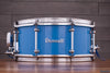 DUNNETT 14 X 6.5 CARBON STEEL SNARE DRUM CERA BLUE (PRE-LOVED)