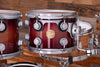 DW DRUM WORKSHOP 30TH ANNIVERSARY TIMELESS TIMBRE BIRCH 4 PIECE DRUM KIT PURPLE MAGENTA BURST