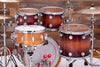 DW DRUM WORKSHOP 30TH ANNIVERSARY TIMELESS TIMBRE BIRCH 4 PIECE DRUM KIT PURPLE MAGENTA BURST