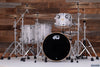 DW (DRUM WORKSHOP) COLLECTORS SERIES II, 4 PIECE DRUM KIT, WHITE MARINE PEARL, (PRE-LOVED)