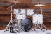 DW (DRUM WORKSHOP) DESIGN SERIES 5 PIECE DRUM KIT, SATIN WHITE, (PRE-LOVED)