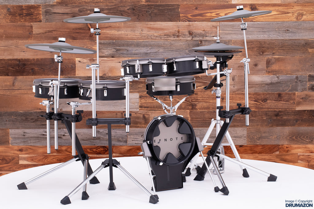 EFNOTE 3X ELECTRONIC DRUM KIT, BLACK OAK-ISH