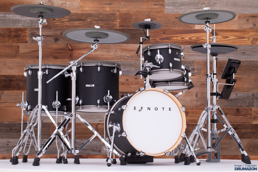 EFNOTE 5X ELECTRONIC DRUM KIT, BLACK OAK-ISH