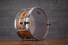 EVETTS 12 X 7 JARRAH SNARE DRUM, BLACKHEART SASSAFRAS GLOSS WITH INLAY