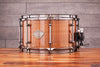 EVETTS 12 X 7 JARRAH SNARE DRUM, SMOKED FIGURED TASMANIAN OAK GLOSS