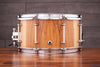 EVETTS 13 X 7 JARRAH SNARE DRUM, VERTICAL OLIVE ASH SMOOTH SATIN VENEER