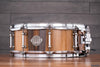 EVETTS 14 X 5 TASMANIAN BLACKWOOD SNARE DRUM, BLACKHEART SASSAFRAS VERTICAL GLOSS VENEER