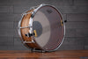 EVETTS 14 X 6.5 JARRAH SNARE DRUM, BLACKHEART SASSAFRAS GLOSS WITH INLAY