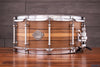 EVETTS 14 X 6.5 JARRAH SNARE DRUM, BLACKHEART SASSAFRAS SMOOTH SATIN VENEER