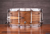 EVETTS 14 X 6.5 JARRAH SNARE DRUM, BLACKHEART SASSAFRAS SMOOTH SATIN VENEER