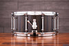 EVETTS 14 X 6.5 JARRAH SNARE DRUM, WILD MACASSAR SMOOTH SATIN VENEER