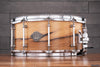 EVETTS 14 X 6.5 SPOTTED GUM SNARE DRUM, BLACKHEART SASSAFRAS SMOOTH SATIN VENEER