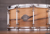 EVETTS 14 X 6.5 SPOTTED GUM SNARE DRUM, BLACKHEART SASSAFRAS SMOOTH SATIN VENEER