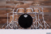 EVETTS JARRAH SHELL 6 PIECE DRUM KIT, BLACKHEART SASSAFRAS SMOOTH SATIN VENEER