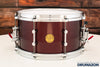 GRETSCH 13 X 7 NEW CLASSIC 10 PLY MAPLE SNARE DRUM, BURGUNDY SPARKLE (PRE-LOVED)