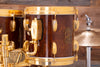 GRETSCH CENTENNIAL DRUM KIT, 7 PIECES, NO.79, CARPATHIAN ELM BURR, GOLD FITTINGS (PRE-LOVED)