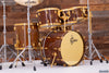 GRETSCH CENTENNIAL DRUM KIT, 7 PIECES, NO.79, CARPATHIAN ELM BURR, GOLD FITTINGS (PRE-LOVED)