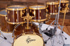 GRETSCH CENTENNIAL DRUM KIT, 7 PIECES, NO.79, CARPATHIAN ELM BURR, GOLD FITTINGS (PRE-LOVED)